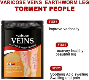 VaricoRelief™ 12PCS Herbal Patches for Varicose & Spider Veins