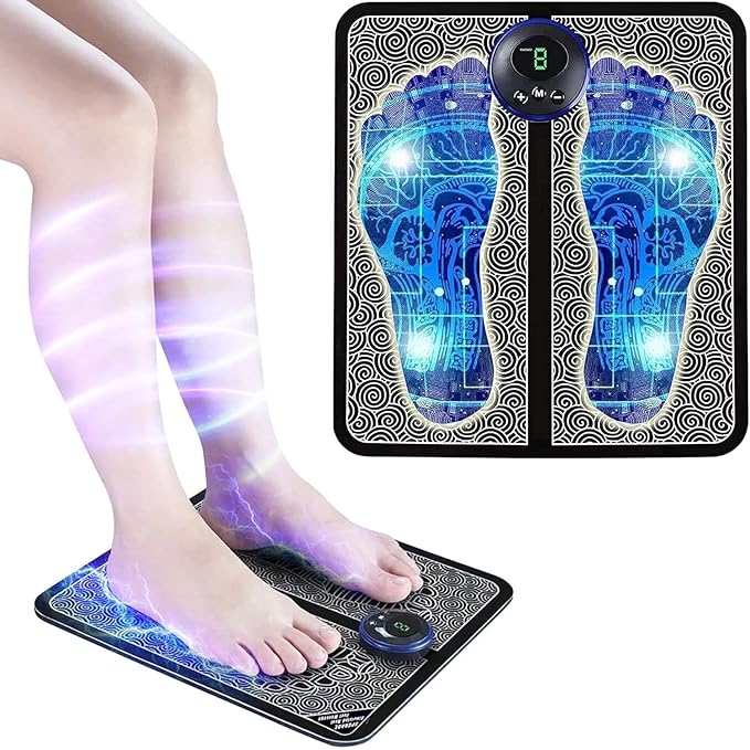 Vibrating Bubble Electric Ems Foot Massager Pad