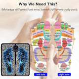 Vibrating Bubble Electric Ems Foot Massager Pad