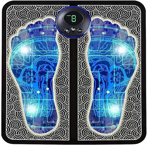 Vibrating Bubble Electric Ems Foot Massager Pad