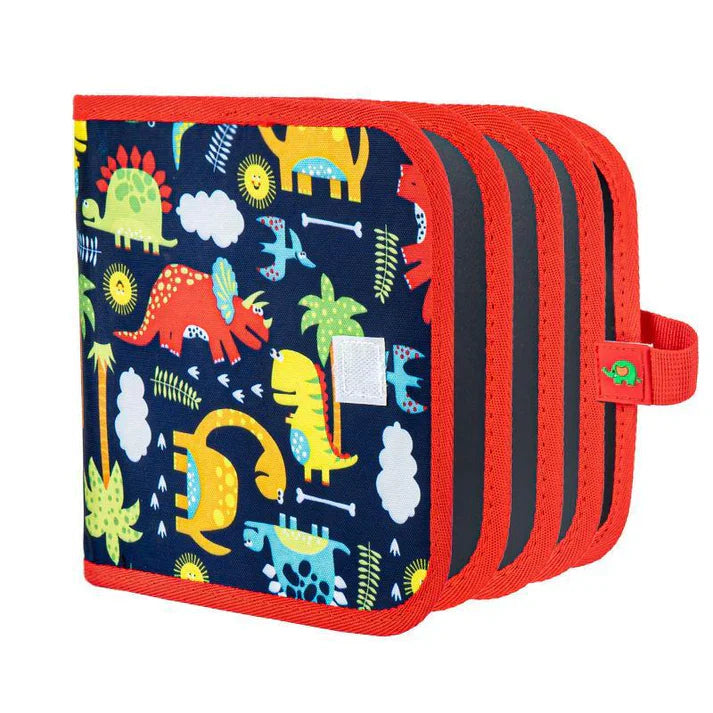 Erasable Doodle Slate Painting Kit for Kids Drawing Book with Wet Wipes & Colors for Kids