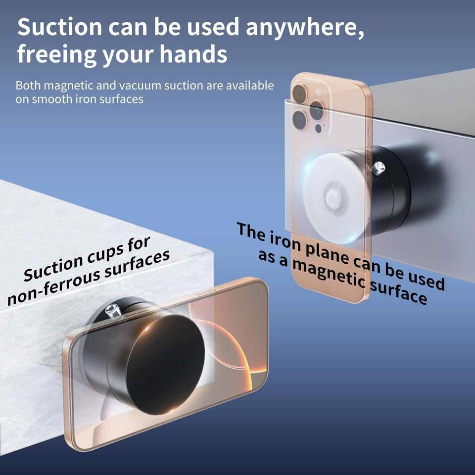 Vacuum Magnetic Suction Phone Holder