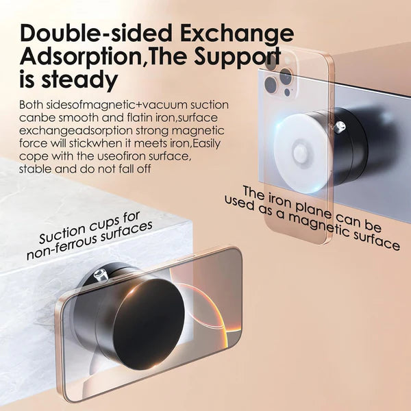 Vacuum Magnetic Suction Phone Holder