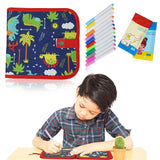 Erasable Doodle Slate Painting Kit for Kids Drawing Book with Wet Wipes & Colors for Kids