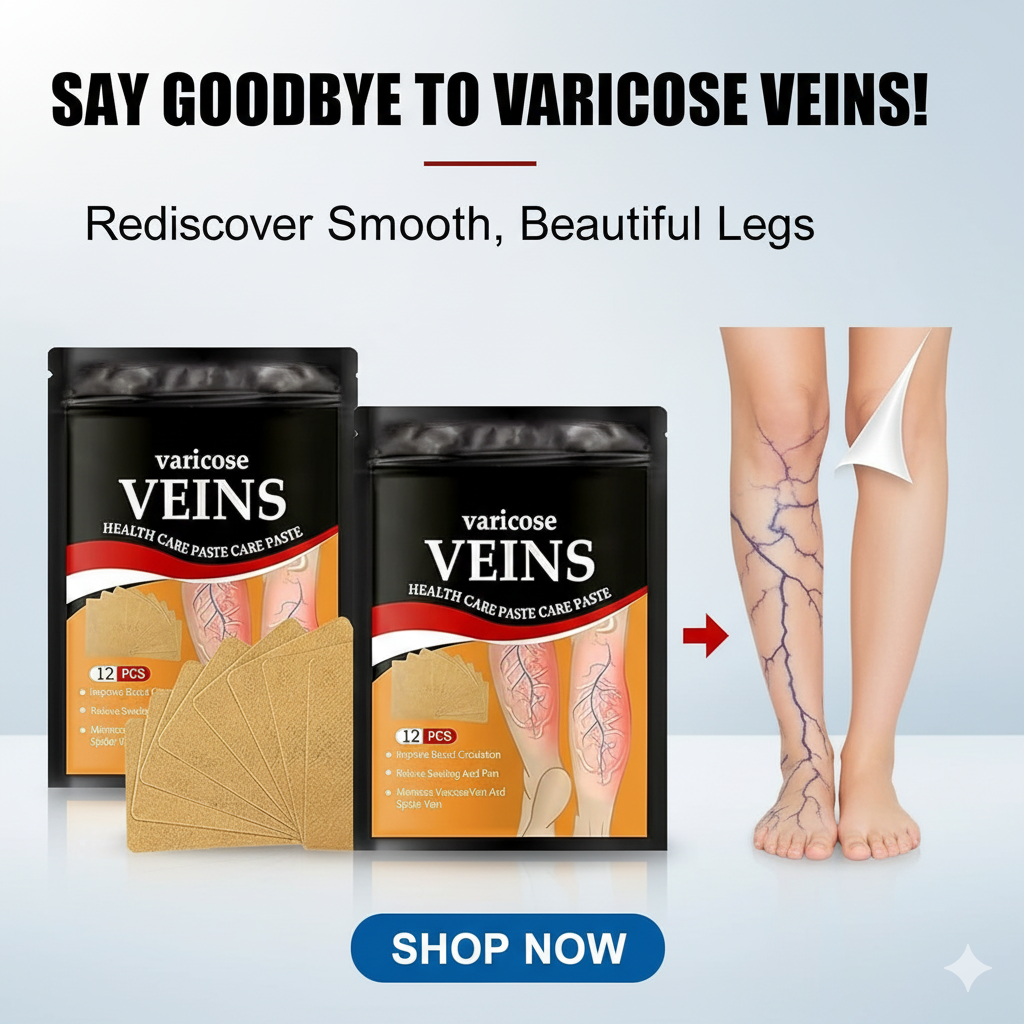 VaricoRelief™ 12PCS Herbal Patches for Varicose & Spider Veins